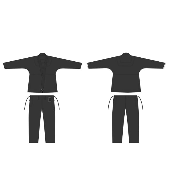 画像2: シンプルリップストップ柔術着【受注生産品/納期1〜2ヶ月】　 (2)