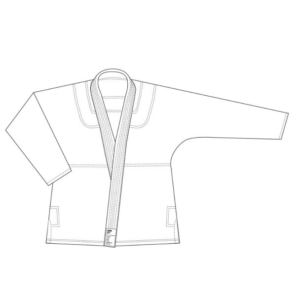 画像1: シンプルリップストップ柔術着【受注生産品/納期1〜2ヶ月】　 (1)