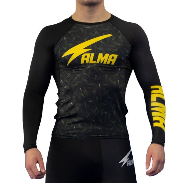 画像12: ALMA ラッシュガード THUNDER CAMO (12)