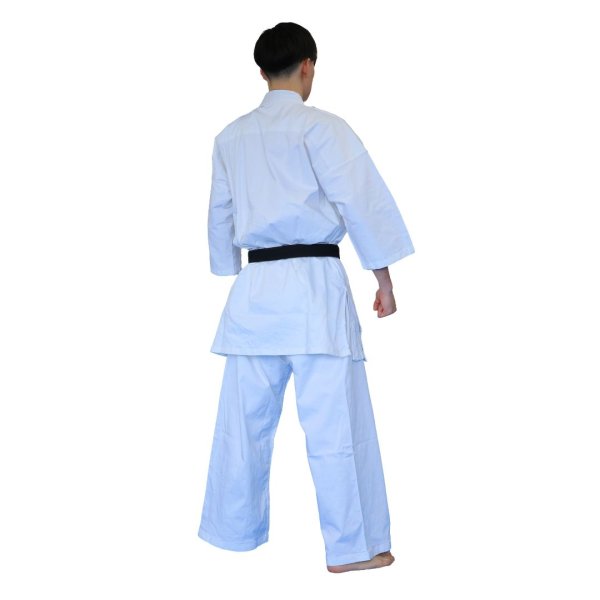 画像4: 純白ストレッチフルコンタクト空手着 (白帯付) (4)