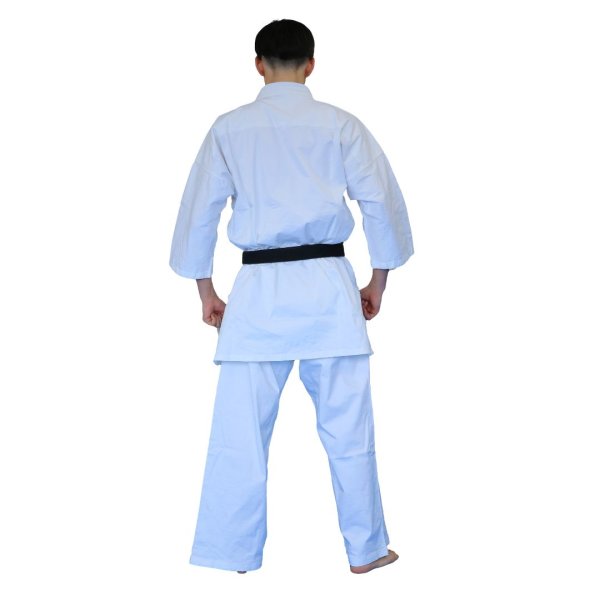 画像5: 純白ストレッチフルコンタクト空手着 (白帯付) (5)