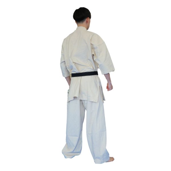 画像4: 未晒フルコンタクト空手着 (白帯付) (4)
