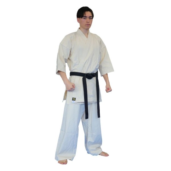 画像3: 未晒フルコンタクト空手着 (白帯付) (3)