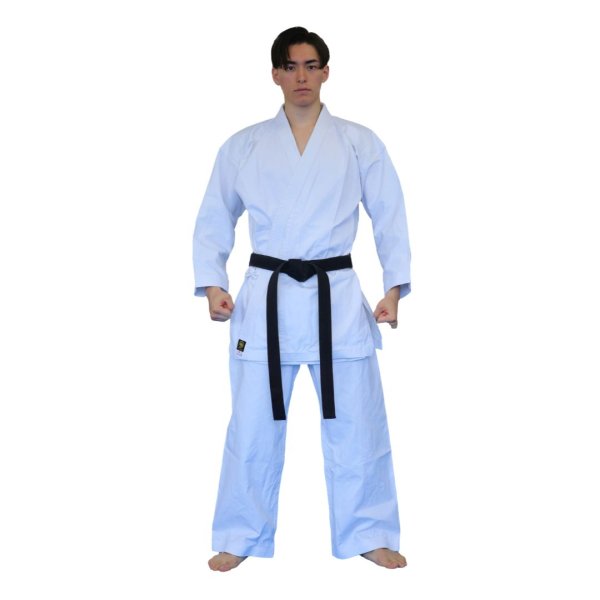 画像2: 伝統型　形・組手兼用空手着 (白帯付) (2)