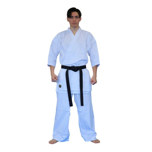 画像2: 純白フルコンタクト空手着(白帯付) (2)