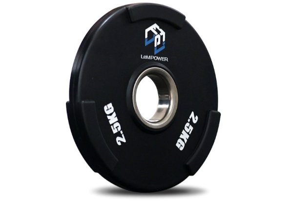 画像2: ポリウレタンオリンピックプレート 2.5kg セット (2)