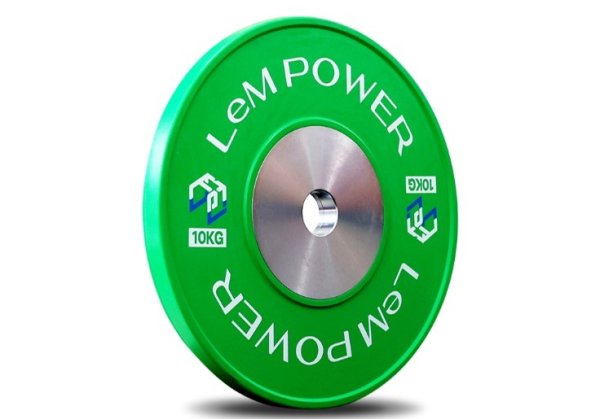 画像2: バンパープレート10kg 2枚セット (2)