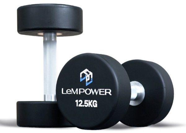 画像1: ポリウレタン ダンベル12.5kgセット (1)