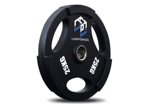 画像2: ポリウレタンオリンピックプレート 25kg セット (2)