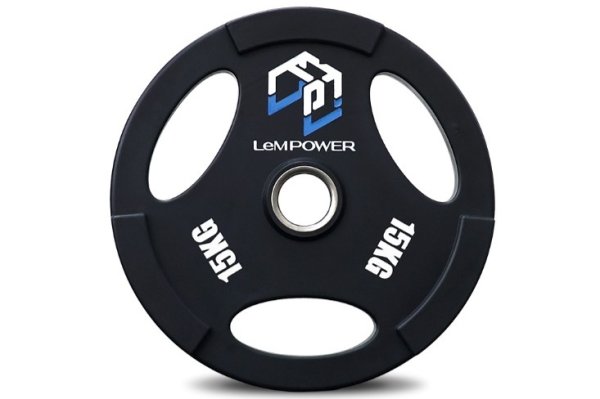 画像1: ポリウレタンオリンピックプレート 15kg セット (1)