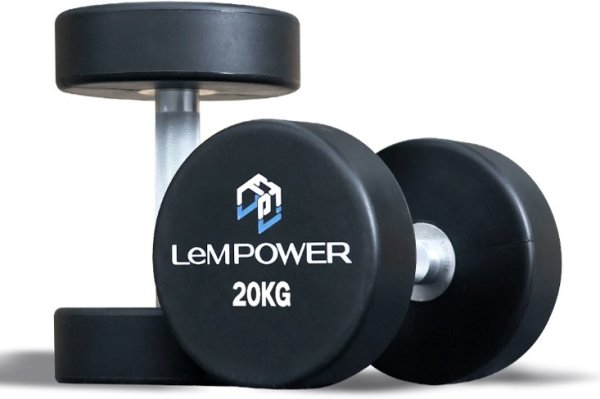 画像1: ポリウレタン ダンベル20kgセット (1)