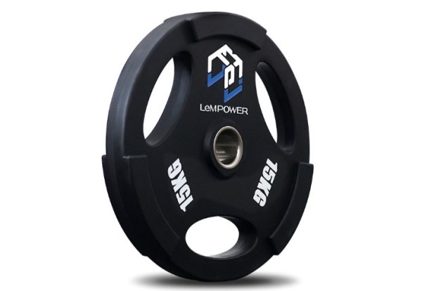 画像2: ポリウレタンオリンピックプレート 15kg セット (2)