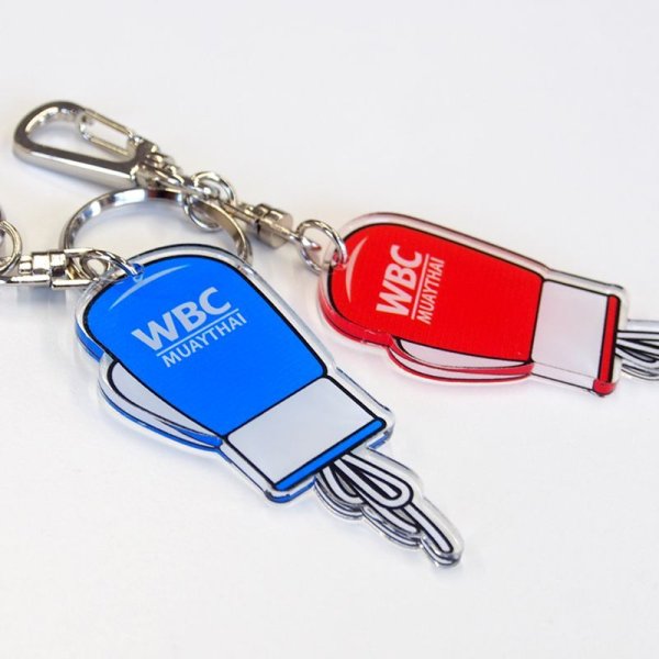 画像1: WBC MUAYTHAI Keychain GLOVE (1)