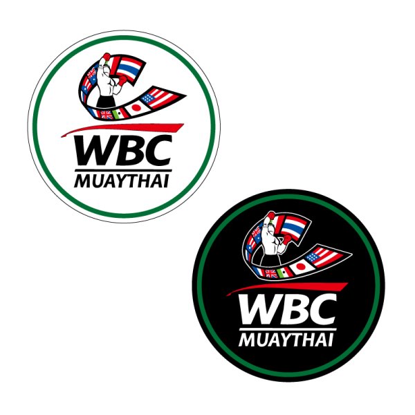 画像1: WBC MUAYTHAI Sticker BASIC LOGO (1)