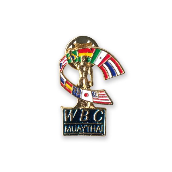 画像1: WBC MUAYTHAI  ピンバッジ (1)