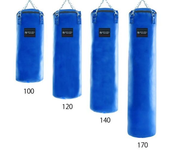 画像1: レザーサンドバッグ 120cm (1)