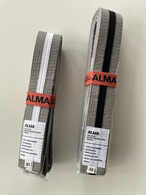 ALMA 柔術帯（ライン有り）